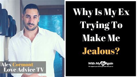 First, it's possible that your ex would try to incite jealousy because they still have feelings for you and want to 'test' you to see how you respond. . Why is my ex trying to make me jealous when he broke up with me